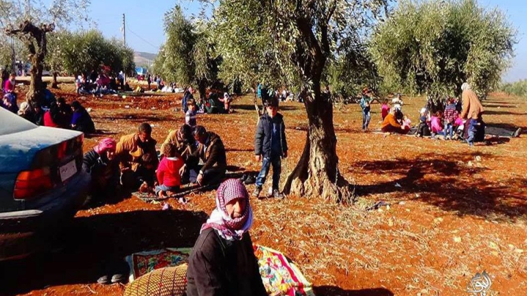198ألف نازح إلى حدود الأردن وخط الفصل مع الجولان
