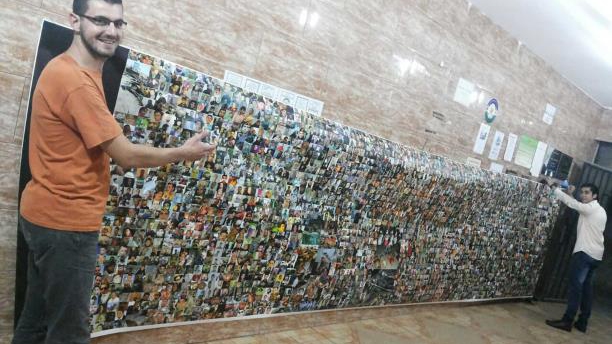 A Poster of Thousands of Syrian Victims