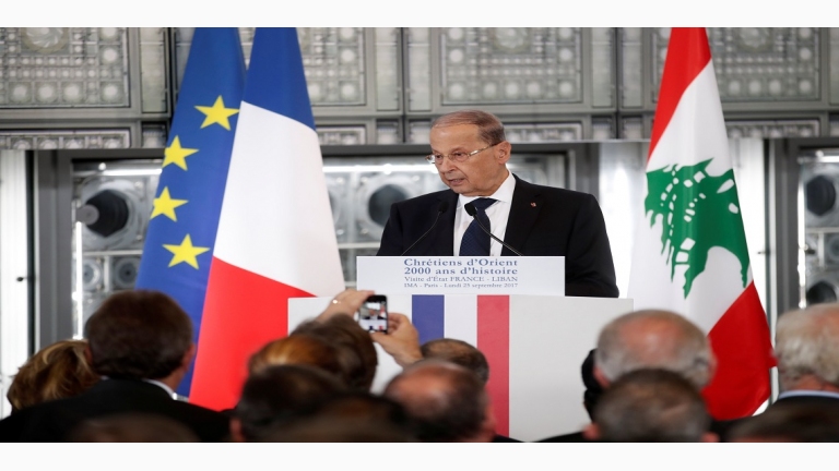 عون يطالب بإرجاع اللاجئين السوريين من لبنان إلى بلدهم