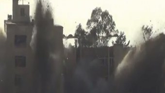 عشرات القتلى بينهم 4 ضباط كبار في تفجير إدارة المركبات بحرستا