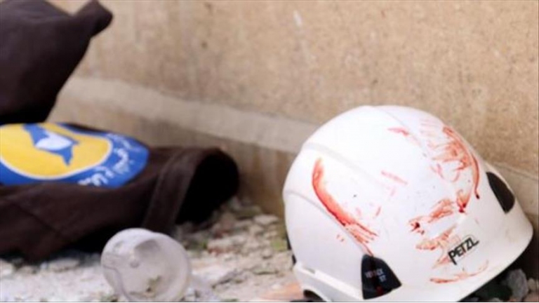 عصابة مجهولة تغتال 5 من متطوعي الدفاع المدني بريف حلب