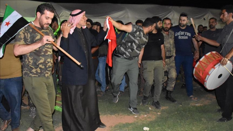 احتفالات شمال سوريا بفوز أردوغان