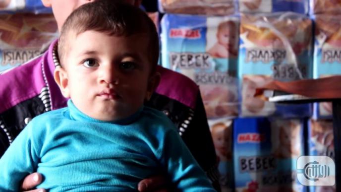 ALEPPO CHILDREN LEARN HUNGER BEFORE LEARNING TO WALK!