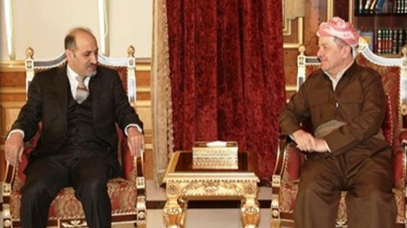 الجربا يبحث التطورات الأمنية مع  بارزاني 