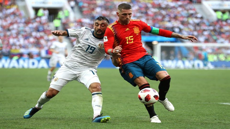 المنتخب الإسباني يودّع المونديال في مفاجئة مدويّة من الدب الروسي