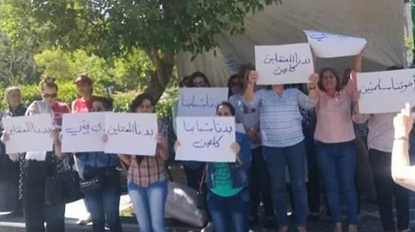 السويداء: اعتصام نسائي لإطلاق سراح معتقلي المظاهرات