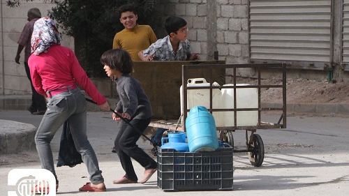 اليونيسف: آلاف الأطفال في حلب مصابون بالجفاف 