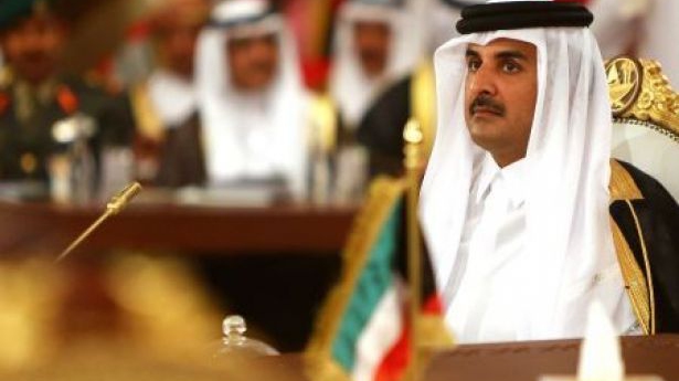 أمير قطر: نحن مع الحل السياسي في سوريا