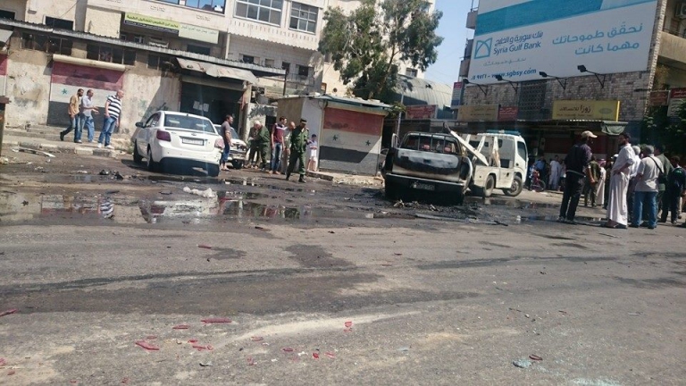 انفجار عبوة ناسفة في حي الحاضر بحماة