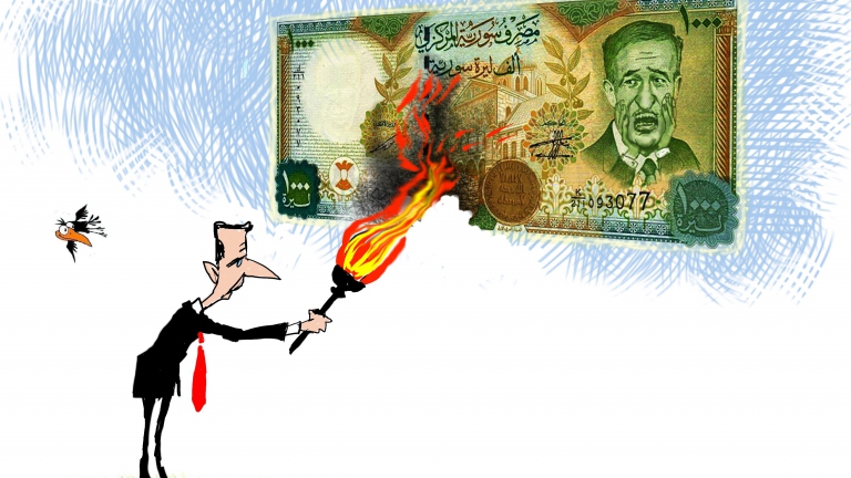 انهيار العملة السورية