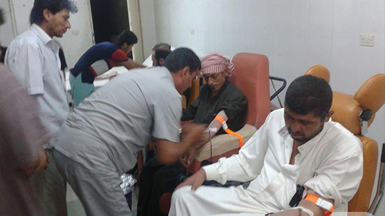 بنك الدم في كفرنبل يحل أزمات المشافي