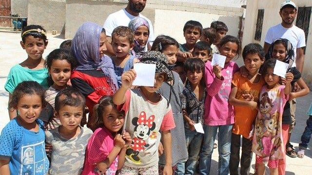 برعاية امريكية..حملة تلقيح للأطفال في الرقة