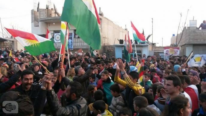 CELEBRATING THE END OF FIGHTING IN KOBANI