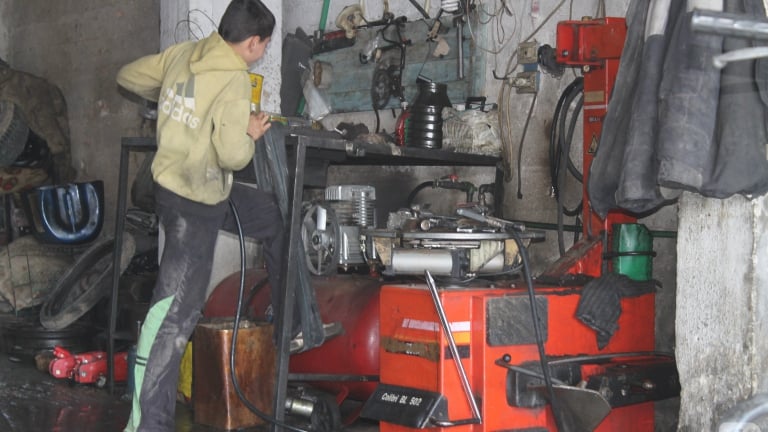 Children Grow up Prematurely in Kafr Nabl!