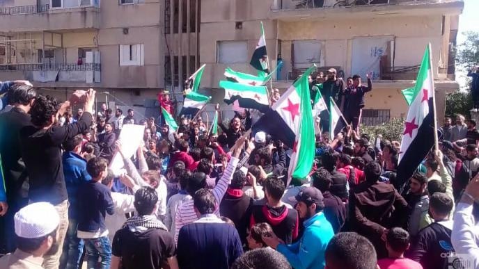  !Demonstrations in Several Syrian Cities Again  