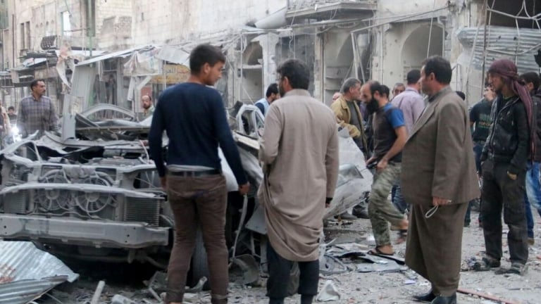 ضحايا بقصف روسي على حلب وريفها