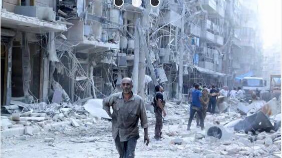 ضحايا في قصف بالبراميل المتفجرة  بريف درعا وحلب