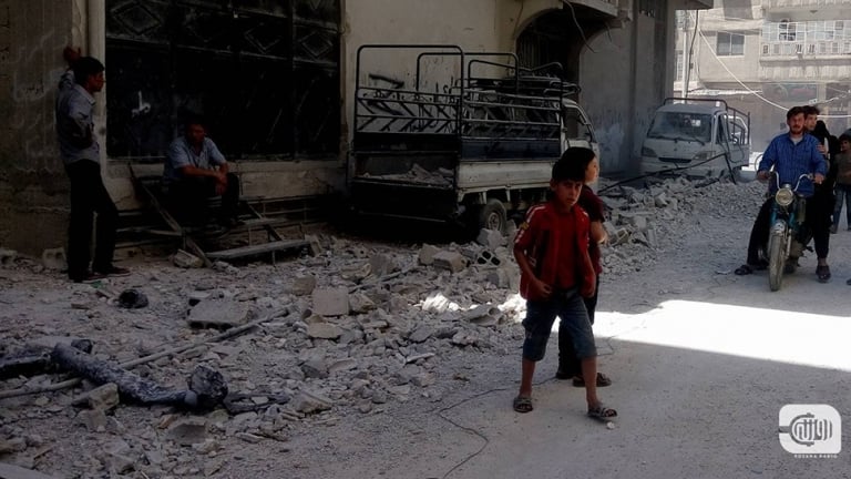 Displaced in Ghouta with No Home or Shelters!