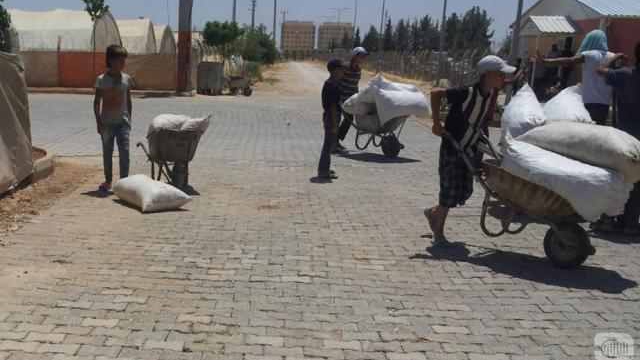 في العيد.. أطفال يجرّون أحلامهم على عربات