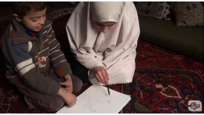 Ghouta's Children Learn of Fruits Through Painting!
