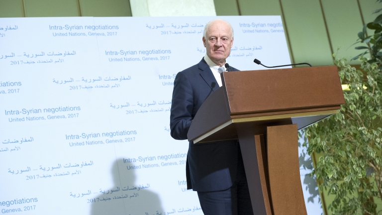 جنيف4.. دي ميستورا ينتظر ردوداً من وفدي النظام والمعارضة