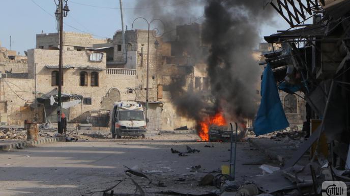 جرحى مدنيون بقصف جوي طال ريف حلب