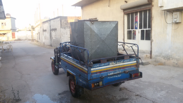 How Al-Houla Residents Get Drinking Water?