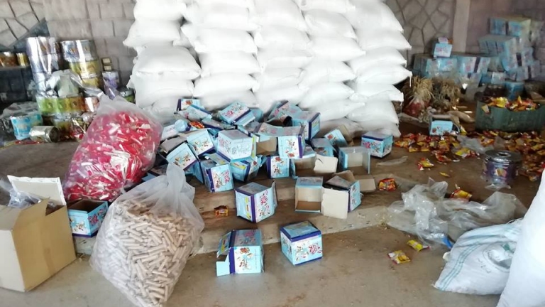 حشرات ومواد منتهية الصلاحية في معمل بسكويت وشوكولا باللاذقية