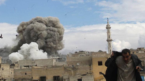 قصف بالغاز السام يوقع ضحايا في حلب