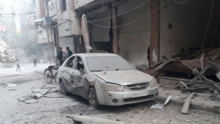 قصف يطال الغوطة الشرقية.. وانفجار عبوة ناسفة بريف إدلب