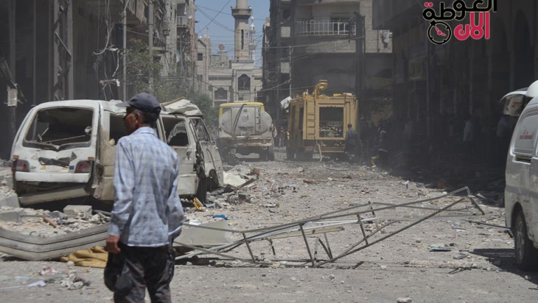 قتلى وجرحى بانفجار في مدينة دوما 