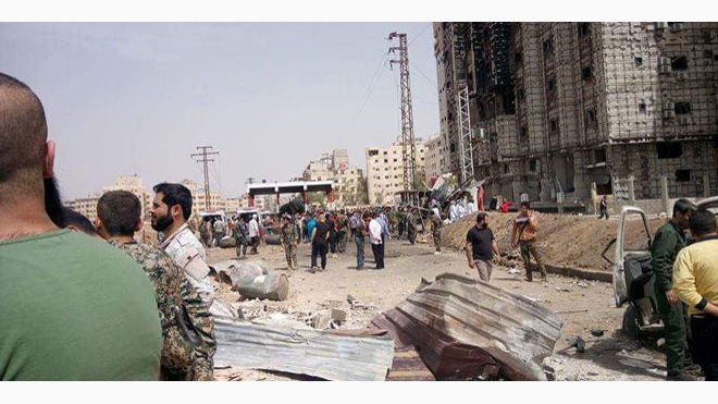 قتلى وجرحى بانفجار مفخخة في منطقة السيدة زينب