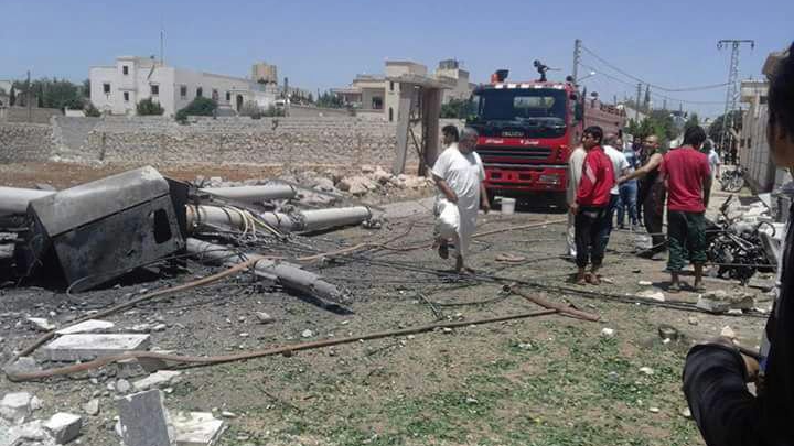 قتلى وجرحى بقصف جوي على مناطق بحلب وإدلب