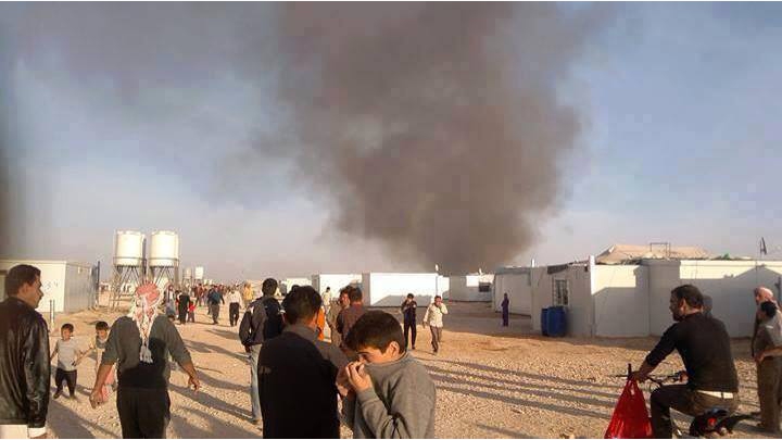 قتلى وجرحى في مخيم الزعتري بالأردن 