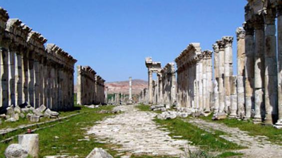 Looters Tear Up Apamea Ruins