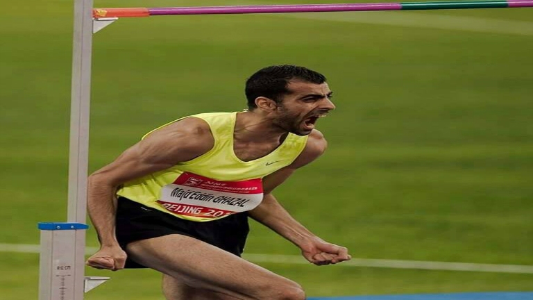 مجد الدين غزال يحرز فضية الدوري الماسي لألعاب القوى