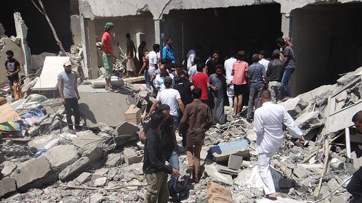 مقتل وإصابة أكثر من 200 شخص في قصف لطائرات النظام على الرقة 