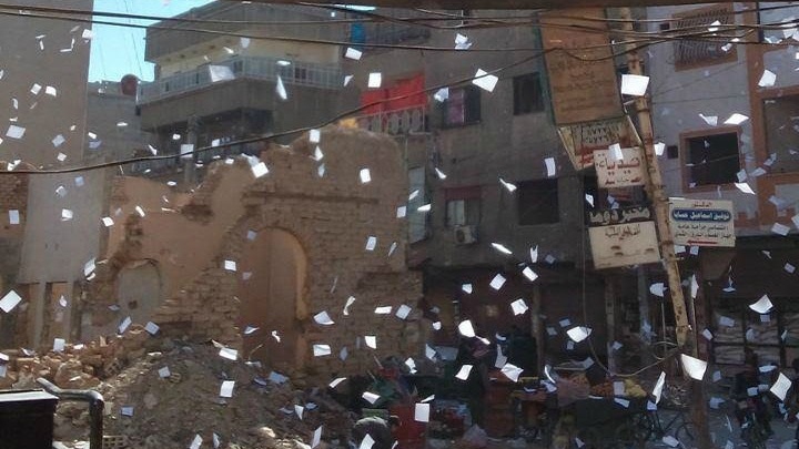 مناشير للنظام على الغوطة.. و