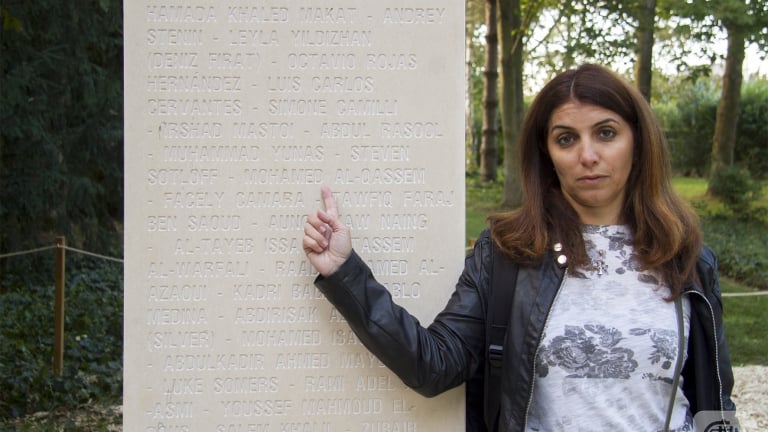 Mohammad al-Qasim's Name Engraved on a French Memorial