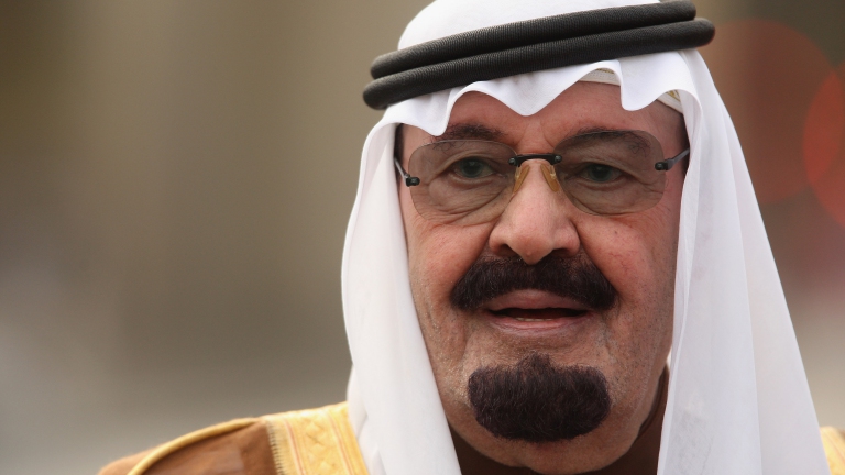 وفاة الملك السعودي عبد الله بن عبد العزيز