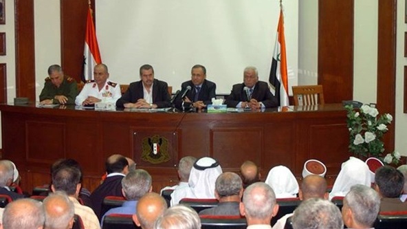 وزير الداخلية في حكومة النظام السوري يزور السويداء 
