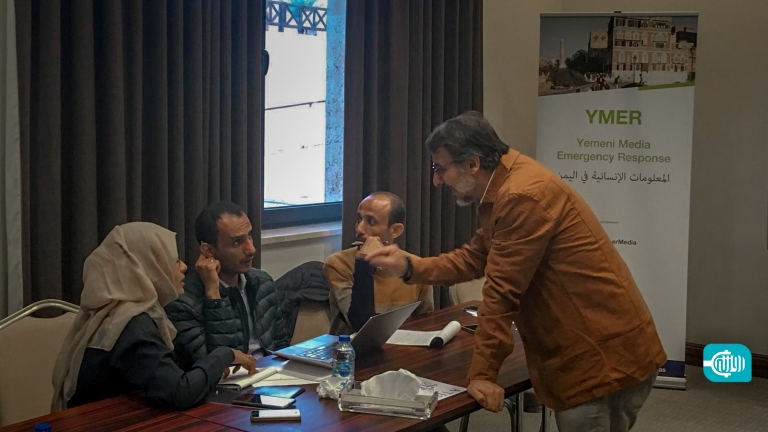 روزنة تدرّب في الصحافة اليمنية من تنظيم CFI