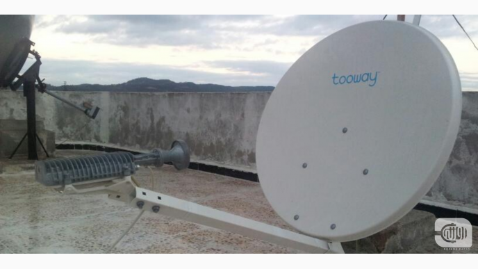 SATELLITE INTERNET IN THE LATAKIA COUNTRYSIDE: 