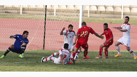 سوريا تتعادل مع لبنان ودياً 