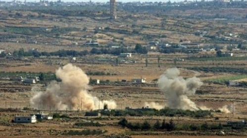 إسرائيل تقصف اللواء 90 في القنيطرة