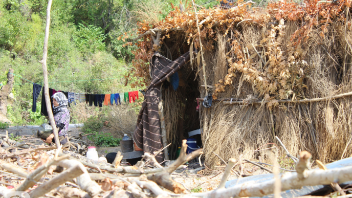 STRAW CAMPS IN THE LATTAKIA COUNTRYSIDE!
