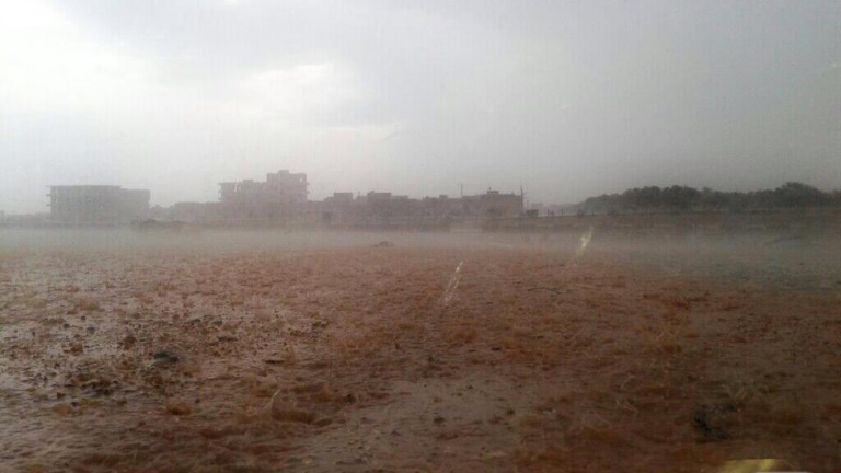 سيول تدمر العديد من المنازل في ريف إدلب 