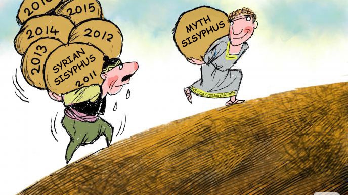 Syrian Sisyphus and Myth Sisyphus! 