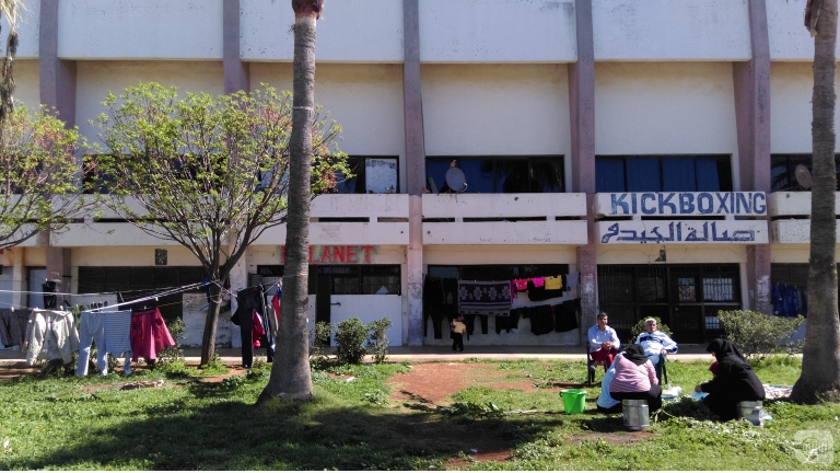 Tartous: A Shopping Festival Next to a Shelter!