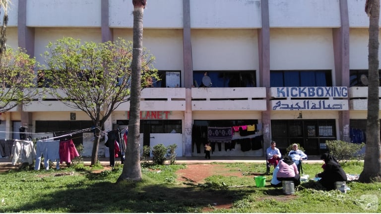 Tartous: A Shopping Festival Next to a Shelter!